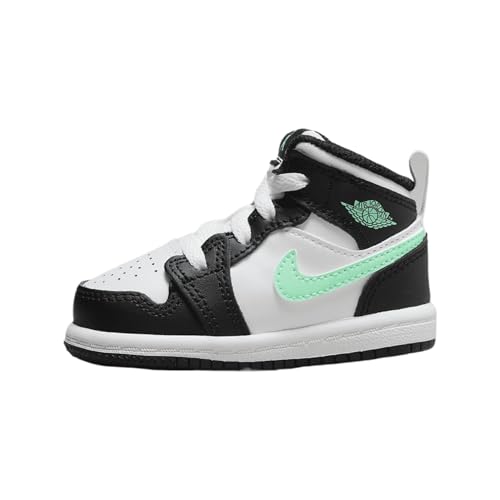 Jordan Toddler's 1 Mid White/Green Glow-Black (DQ8425 103) - 5