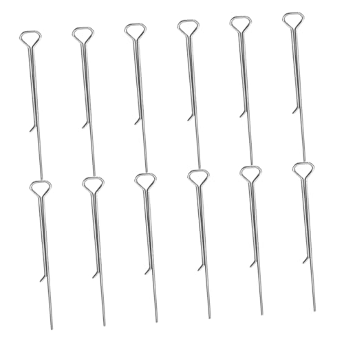 12 clips metálicos para centrar mechas en velas