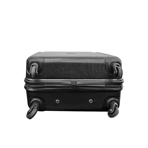 Image of Aristocrat Dynamo Hard-Sided Overnighter Trolley Bag | Cabin Size | 4 Spinner Wheels |Compact Travel Luggage with Number Lock (Black (JBK))