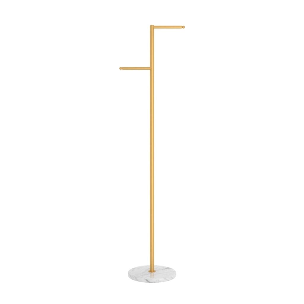 Porte-manteau de sol en marbre pour organiser le couloir de maison