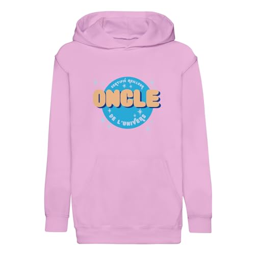 Sweat à capuche enfant Meilleur Oncle de l'univers vêtement famille