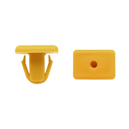 Sourcing map 20 pz Giallo Quadrato Testa Rivetti