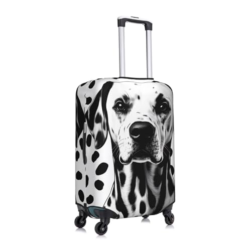 Dog German Shepherd Luggage Cover Elastic Washable Protector Anti-Scratch Travel Suitcase Covers With Concealed Zipper For 18-32 Inch Luggage Medium3