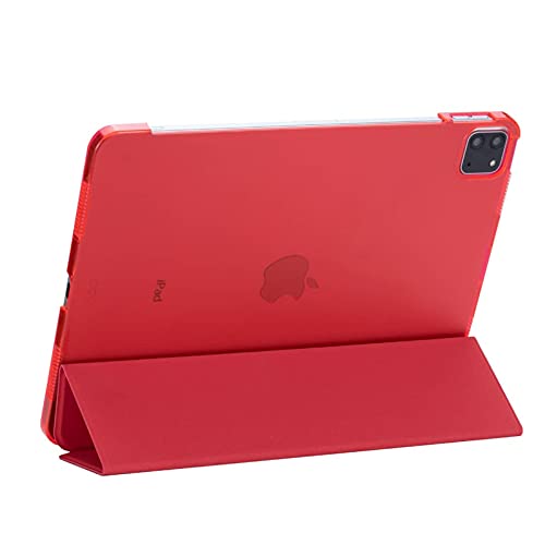 Smart Case for iPad Pro 11 (2020), Pro 11 (2021) Magnetic Cover with Auto Sleep/Wake Function (Red)