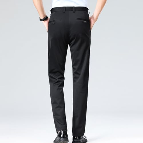 Men Suit Dress Pants Slim Fit Wedding Pants Flat Front Men Formal Straight Fit Skinny Suit Pant Wrinkle Stretch Suits3