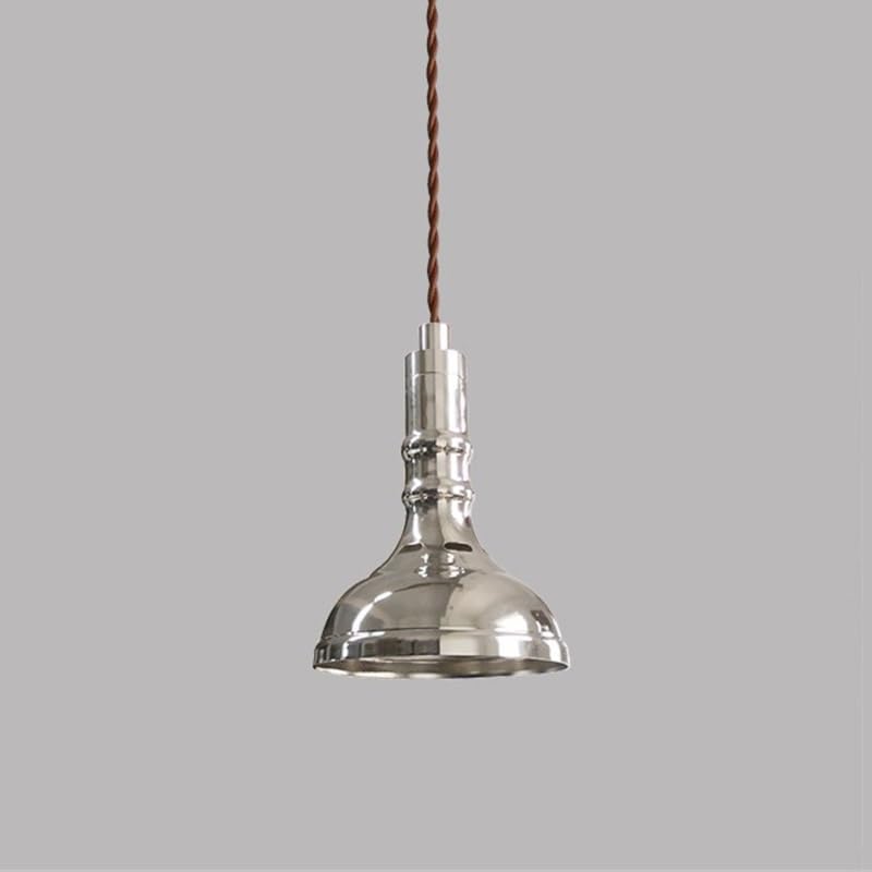 Lampe suspendue intérieurs sombres solution lumineuse led argent style loft industriel