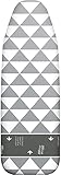 ✅MIGLIORI RISULTATI DI STIRATURA grazie all'accumulo di calore e vapore, realizzato con una doppia imbottitura in morbida schiuma e Molton spesso. Il copriasse da stiro grigio-bianco offre un supporto ottimale per una stiratura senza pieghe.
