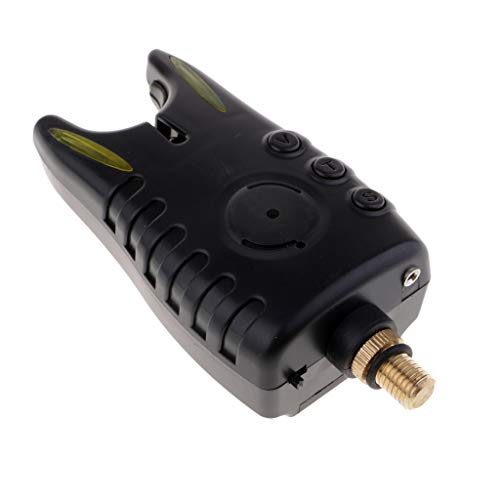 YIJU Alarmes de Mordida de Pesca Definir Alarmes Digitais Indicadores de Mordida de Pesca - Amarelo