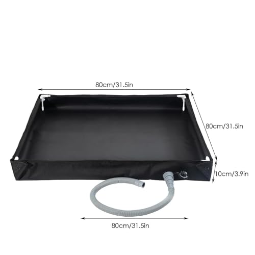 Plateau Douche Camping Extérieur et Base de Bain Debout Pliable avec Evacuation Sol