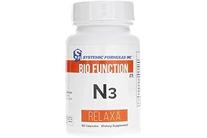 Bio Function N3 Relaxa 60 Capsules: Tranquil Escape for Enhanced Well-being