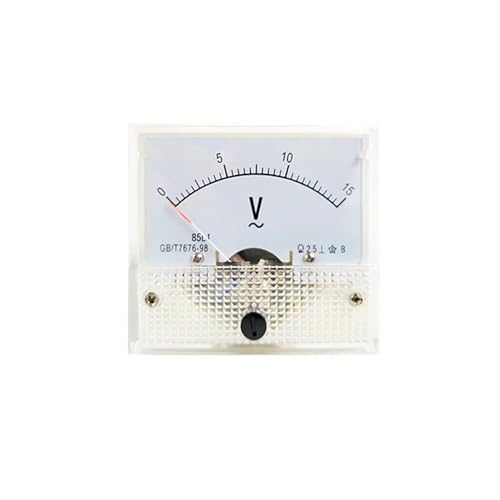 Voltmètre analogique jauge tension AC 85L1 boîtier encastrable 250V
