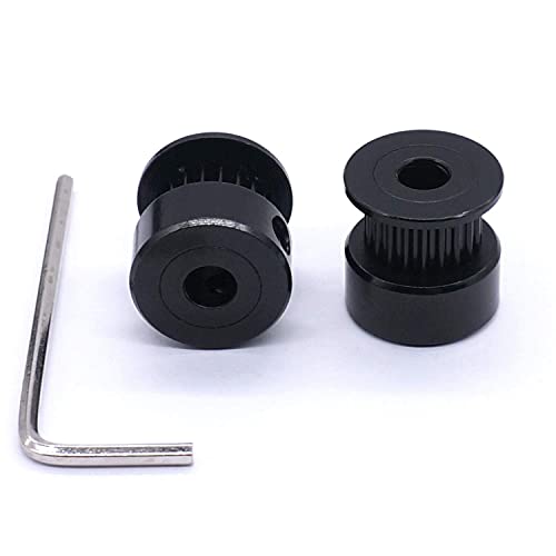 Polea GT2 20T de aluminio para impresoras 3D con eje de 5mm 4