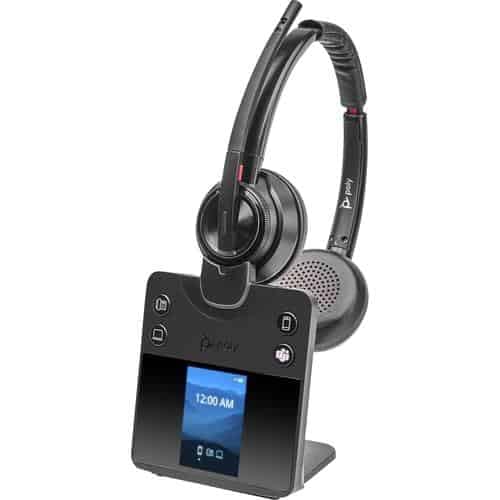 Plantronics Poly SAVI 8420 Office Auriculares inalámbricos Mano Oficina/Centro de Llamadas Bluetooth Negro