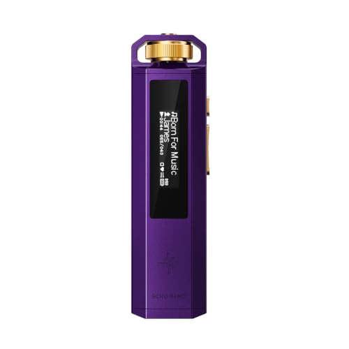 Image of FiiO SNOWSKY Echo Nano Retro HiFi Music Player with Scroll Wheel, CS43131 DAC, USB DAC, Lossless Audio Player Supporting DSD256 /FLAC /WAV /MP3, 3.5mm Output, 256GB Expansion (Purple)