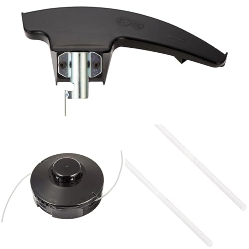 【セット買い】HiKOKI(ハイコーキ) 刈払機 CG36DC用 飛散防護カバー 380000 + コードレス刈払機 CG36DC CG36DB CG18DA 他用ナイロンコードカッタ(M10) 0033-6327 + ナイロンコード(2.0mm×4M)