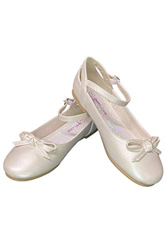 Gwen & Zoe Girl Dress Flats Shoes for Weddings, Christmas, First Communion, Easter, Flower Girl - Big and Little Girl Flats, Toddler, Kids Ballet Flats with Strap3