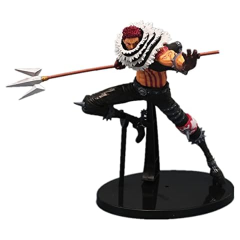 ONE Piece Anime Charlotte Katakuri Figure Statue, 16.5cm/6.5inch Katakuri Figures Cartoon Figure Model Table Desk Decoration Collectible Toy for Anime Fans Cover