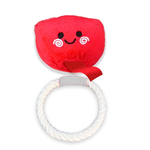 Image of Mutt of Course Dog Toy Plush Squeaky Toy for Dogs | Wedding Ring Design | Soft Chew & Tug Toy for Puppies & Small Dogs