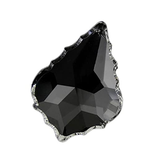 プリズムと万華鏡 38mm-100mm クリア メープル リーフ クリスタル プリズム ランプ ペンダント クリスタル 理科教室光学キット (Color : 76mm 10pcs)