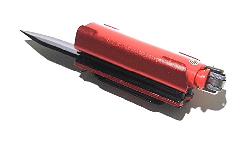 KS Lighter Holder With Spring Assist Knife Lighter Case (Lighter Not Included) (Red) - Thumbnail 4
