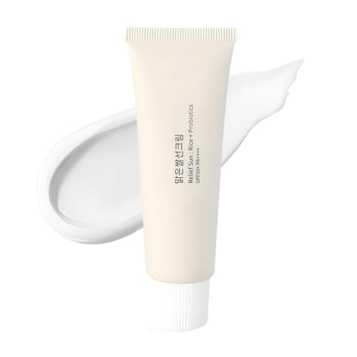 Protetor solar orgânico Relief Sun FPS 50, protetor solar de alívio FPS 50+, protetor solar coreano PA++++ para todos os tipos de pele e defesa UV, proteção nutritiva da pele, cuidados com a pele