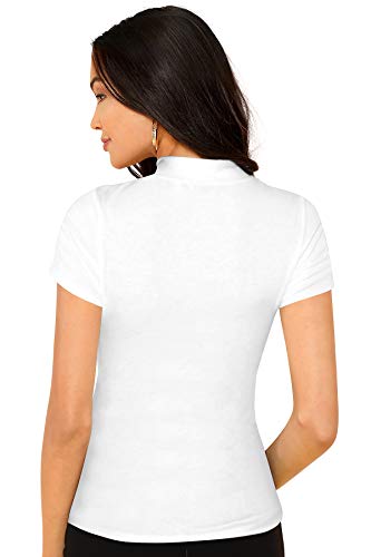 Image of ILLI LONDON Women's Shirt (IL T-26,27,61,62,70,71,63,76 White Medium)