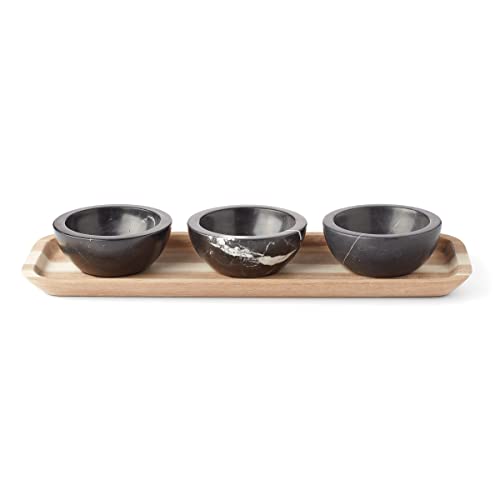 Lenox Lx Collective Tray With 3 Dip Bowls, 3.65 Lb #TOP1