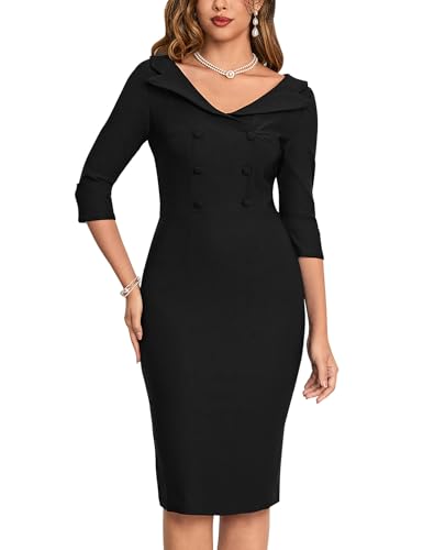 MUXXN Women's Classic Vintage Sweetheart Neckline Cocktail Prom Tea Dress3