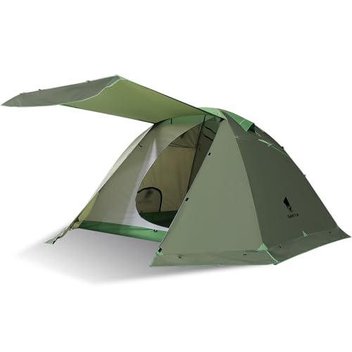 GEERTOP 4 Person 4 Season Tent for Camping Waterproof Double Layer Backpacking Family Tent for Outdoor Survival Travel
