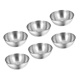 Photo Gallery ligigwash 6 pezzi mini ciotole in acciaio per condimenti e salse design rotondo versatile per cucina domestica e ristoranti per preparazione e immersione snack e spezie Photo Gallery ligigwash 6 pezzi mini ciotole in acciaio per condimenti e salse design rotondo versatile per cucina domestica e ristoranti per preparazione e immersione snack e spezie