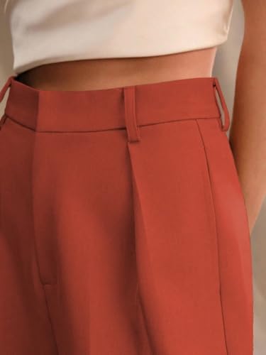 Image of GRECIILOOKS Trousers for Woman | Womens High Rise High Waist Flared Korean Style | Formal Pant for Women Office Wear| Track Pants for Womans Elegant for College & Events (Available in Plus Size)