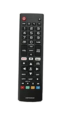 New AKB75095307 Remote Control for LG TV 32LJ550M 32LJ550M-UB 43LJ550M 49UJ6050 49UJ6050-UC 49UJ6300 49UJ6300-UA 55UJ6050-UC 55UJ6300 75UJ657A-UB 32LJ550B 32LJ550B-UA 49UJ6350 9UJ6500-UB 55UJ6050