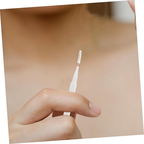 DEARMAMY 12 Stück Teiliges Zahnzwischenraum Bürsten Weiß für Gründliche Zahnreinigung Effizientes Entfernen von Zahnpasta und Bürstenrückständen Benutzerfreundlich Passend für Verschiedene – Bild 5