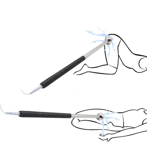 Dispositivo de electrosexo masculino y varita eléctrica para juegos SM con dobles bolas 3
