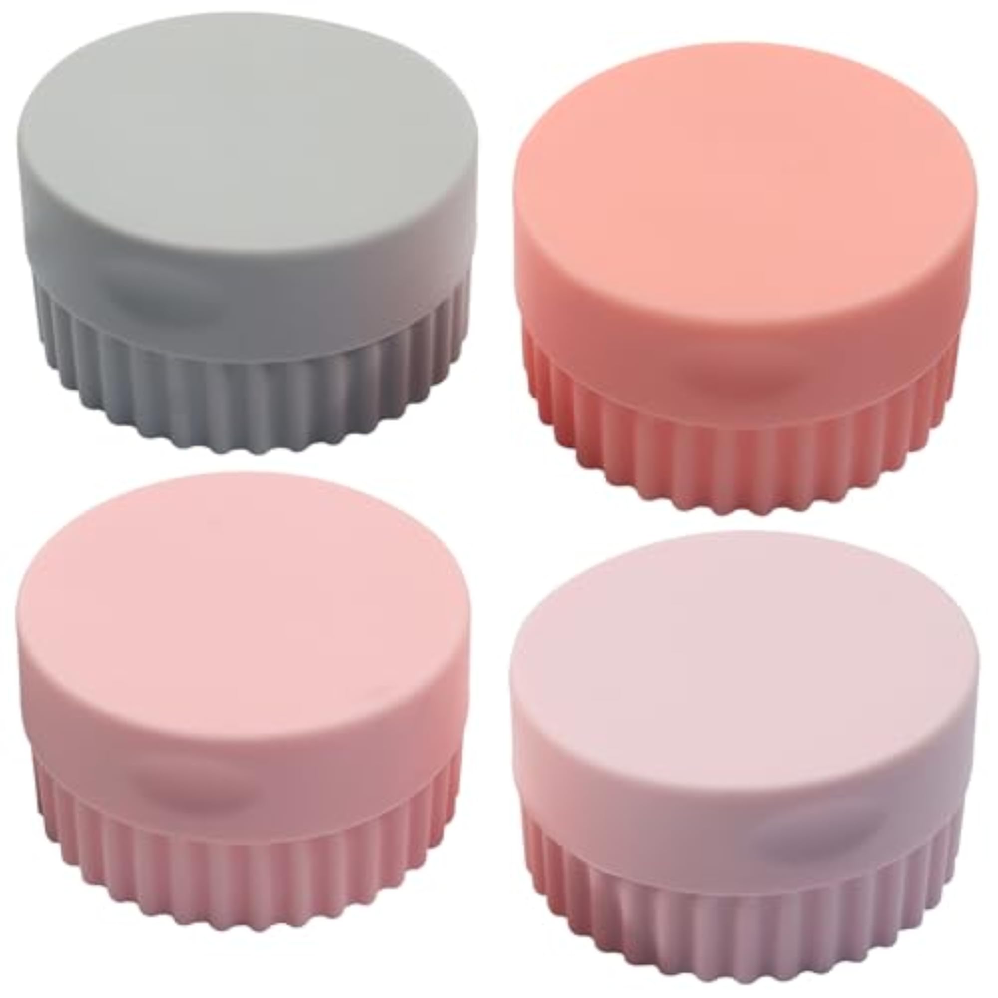 4pcs Travel Jars, 20ml Refillable Containers for Toiletries