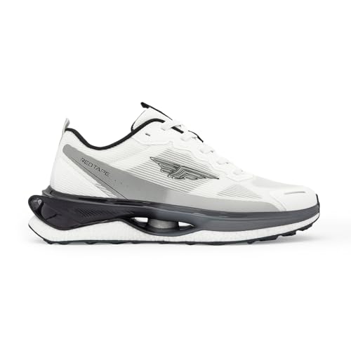 Image of Red Tape Men's Sport Shoes White Aqua Mesh Round Toe Lace-Up