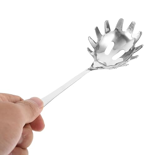 MAGICLULU Colher De Espaguete Em Aço Inoxidável 2 Peças Servidor De Macarrão Mini Colher De Servir M