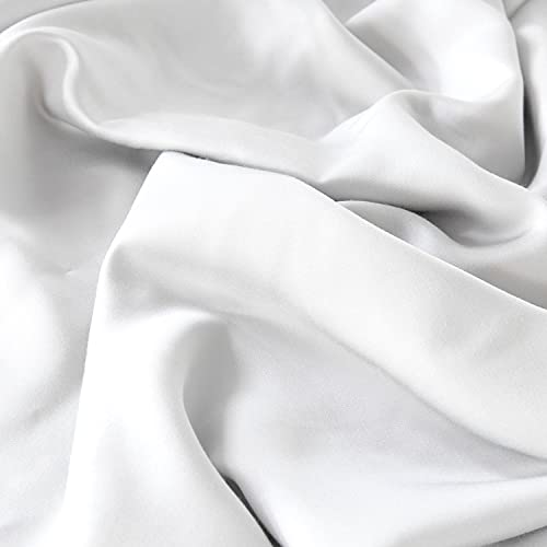 AGAPIE - Bambus Lyocell Bettwäsche-Set 200x200 + 2X 80x80 cm - Weiß, 100% Bio Oeko-Tex 100, für Allergiker, Antibakteriell, Ganzjahres-Bettwäsche, Atmungsaktiv, Geruchshemmend, Besonders sanft - Image 7