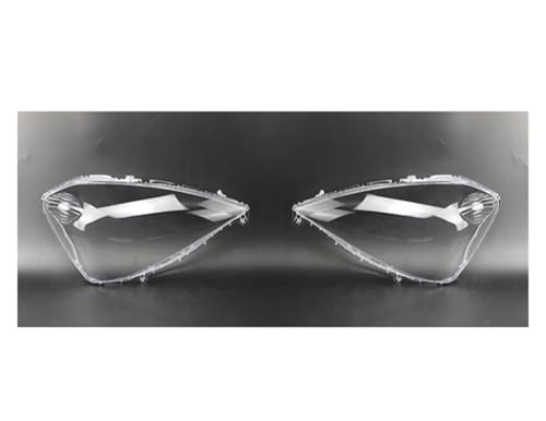 Jeu phares avant avec coque transparente et couvercle en verre pour auto