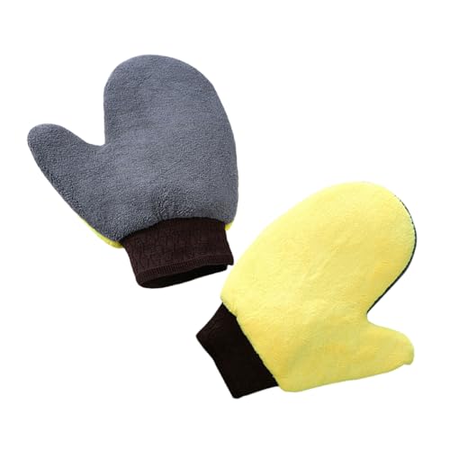 Lista de Centros de Lavado IMIKEYA favoritos de las personas. 42 IMIKEYA Guante de Lavado de Coches Doble Cara de Coralina Antideslizante 2 Piezas para Limpieza Exterior sin Rayones Equipo de Lavado Automotriz Accesorios para Entusiastas