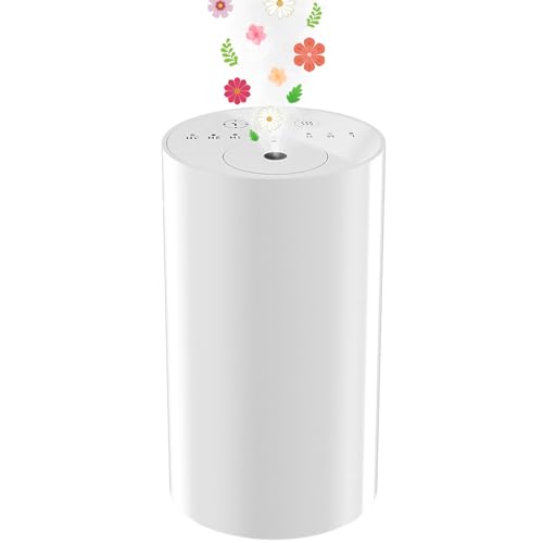 Diffuseur d'huiles essentielles - Diffuseur d'aromathérapie pour voiture - Sans eau - Diffuseur d'huiles essentielles portable - Sans fil - Blanc Diffuseur d'huiles essentielles - Diffuseur d'aromathérapie pour voiture - Sans eau - Diffuseur d'huiles essentielles portable - Sans fil - Blanc