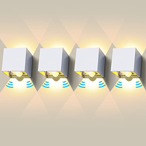 SEBSON LED Applique da Esterno con Sensore di Movimento IP65 - Lampada da Parete