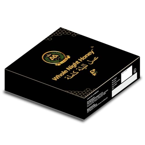 Royal Bee Whole Night Honey for Men | Royal Premium Honey Sachets Pack of 12 (15g Each) | Natural Energy & Vitality Support | On-the-Go Wellness Honey | Travel Friendly, No Added Sugar, Easy to Consume