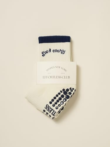 Image of Shapes Studio Half Calf Grip Socks, Cute Fruit Pilates Socks, Ruffle Socks, Non-Slip for Barre Yoga