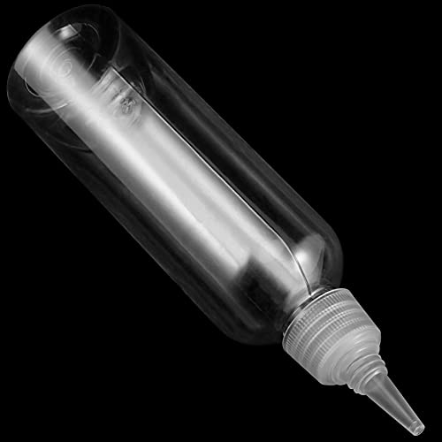 FUNSUEI 80 Pack 4 OZ 120 ml Plastic Squeeze Bottles with Twist Top Cap, Clear Plastic Dispensing Bottles with Dust-Proof Cap for Seasonings, Sauce, Oil, Cosmetics, Shampoo, Paint3