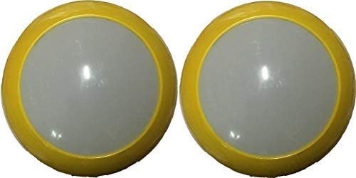 Philips Lighting India 8W Deco Ring Bulb Base B22 (Twilight Yellow, Pack of 2)