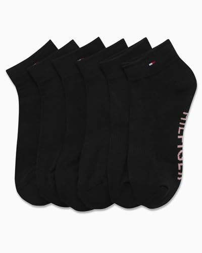 Tommy Hilfiger Womens Quarter Socks - 6 Pack Soft Cushioned Performance Stretch Athletic Ankle Socks for Women (Size: 4-10)4