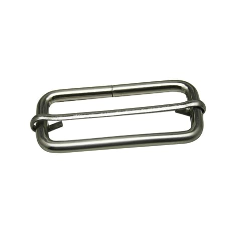 Gadpiparty 10pcs Metal Buckle Metal Strap Buckle Silver