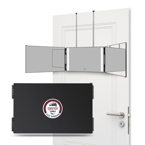 Dripex 3 Way Mirror with LED