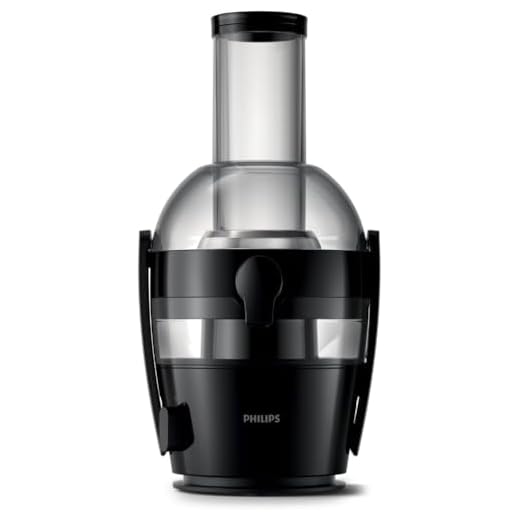 Philips Domestic Appliances Centrifuga Serie 3000 - Potenza 800W, Tecnologia QuickClean, Apertura di inserimento extra large da 75mm, Capacità 2L, Facile da assemblare e sciacquare (HR1856/70)